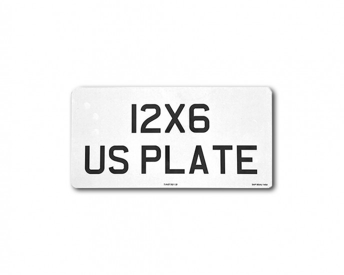 12 X 6 US PLATE