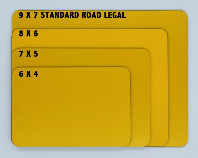 STANDARD MOTORBIKE PLATES